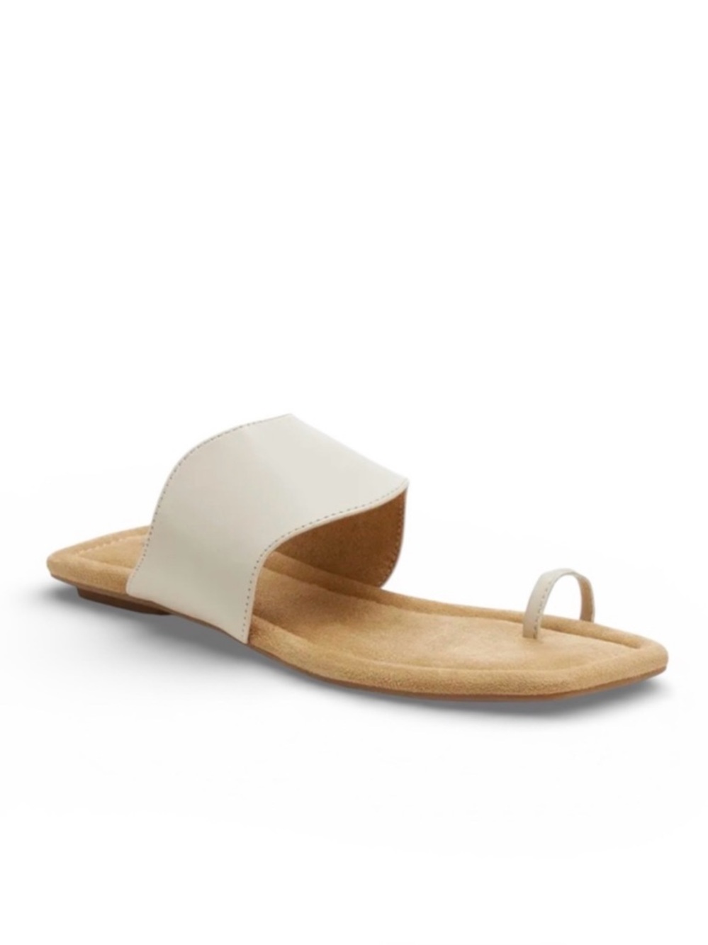 Kelsi Dagger Theo Toe Ring Sandal in Shell (Off White) Size 7 1/2 LIKE NEW